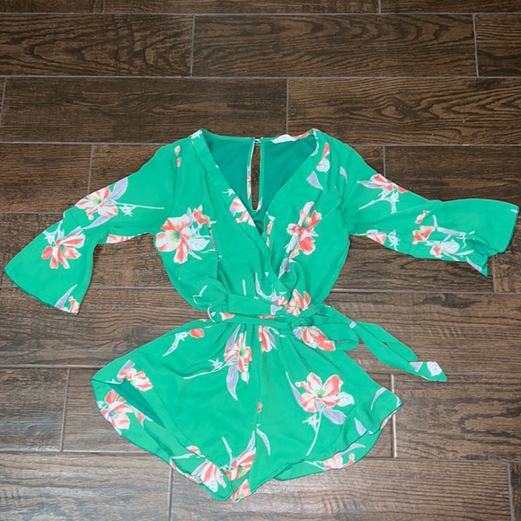 Peach Love Romper - Picture 1 of 2